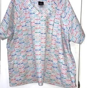 Baby Phat Scrub top Sz 3Xl EUC